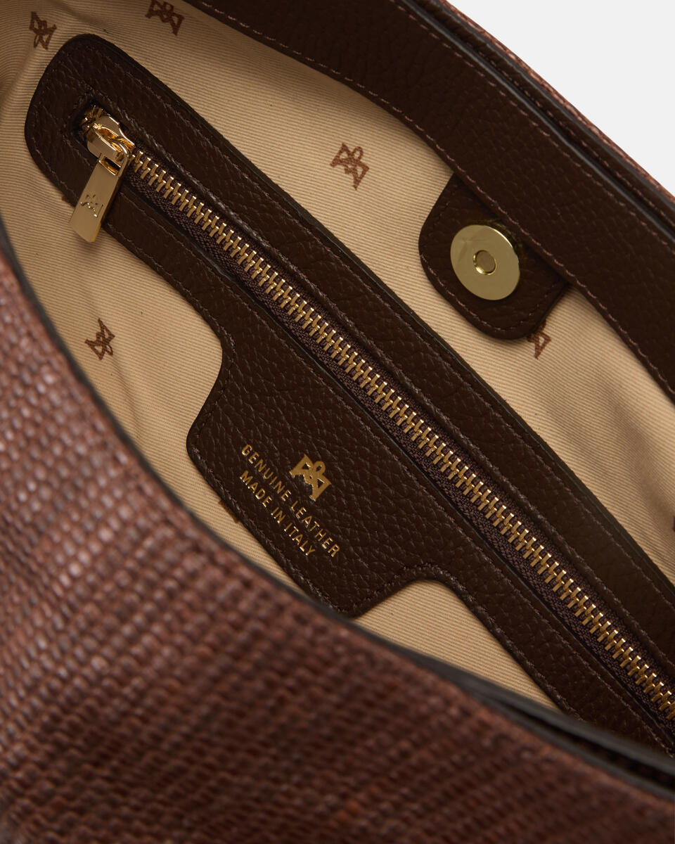 HANDTASCHE Schokolade  - Handtaschen - Damen Taschen - Tasche - Cuoieria Fiorentina