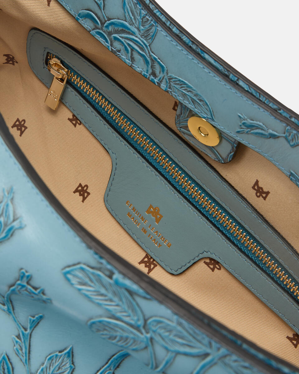 handtasche Hellblau  - Handtaschen - Damen Taschen - Tasche - Cuoieria Fiorentina