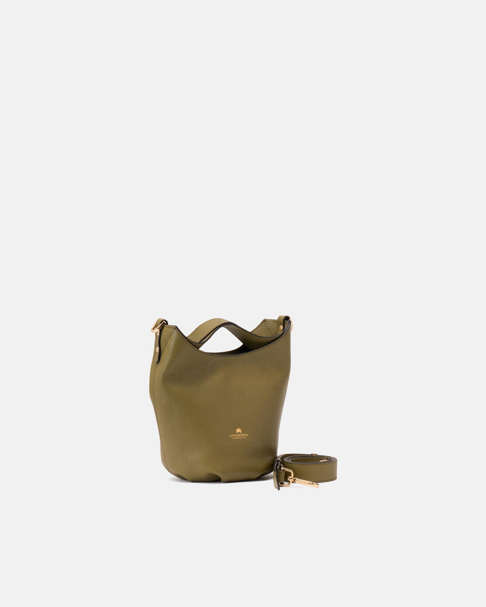 KLEINE EIMERTASCHE MilitÄr  - Eimertaschen - Damen Taschen - Tasche - Cuoieria Fiorentina