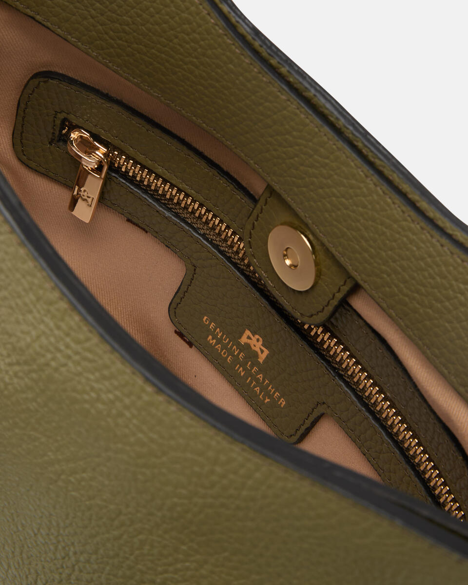 KLEINE EIMERTASCHE MilitÄr  - Eimertaschen - Damen Taschen - Tasche - Cuoieria Fiorentina
