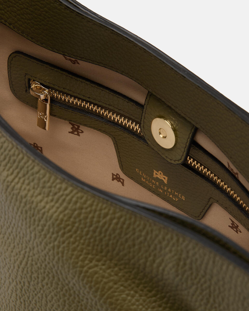 EIMERTASCHE MilitÄr  - Cuoieria Fiorentina