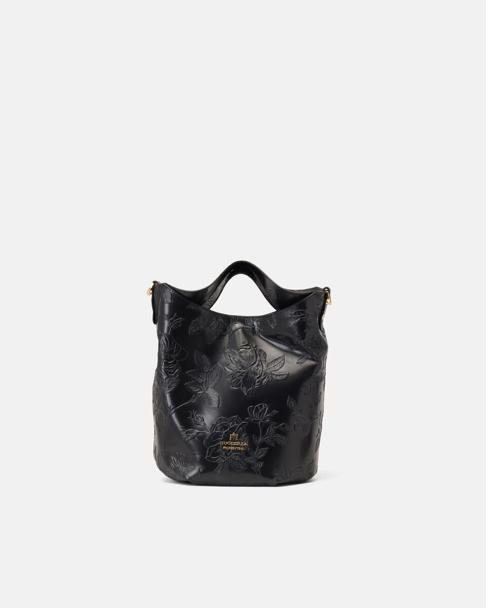 EIMERTASCHE Schwarz  - Cuoieria Fiorentina