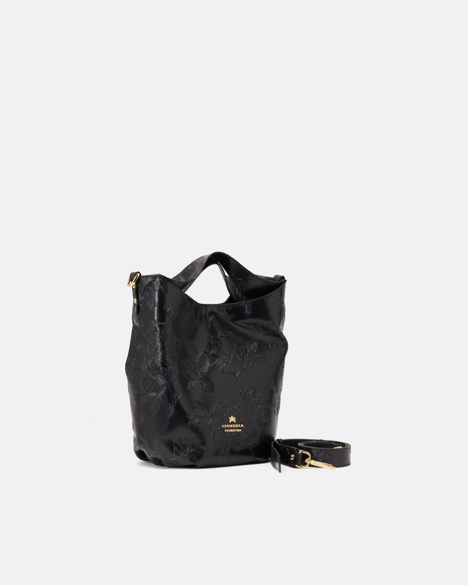 EIMERTASCHE Schwarz  - Cuoieria Fiorentina