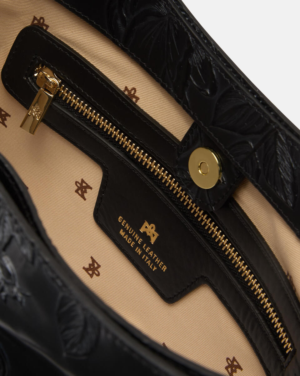 EIMERTASCHE Schwarz  - Cuoieria Fiorentina