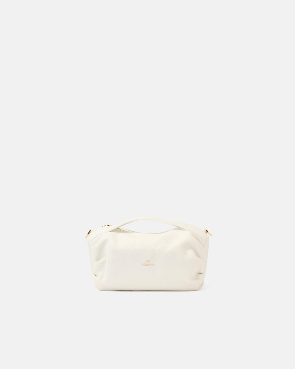 KLEINE DUFFLE Weiss  - Cuoieria Fiorentina