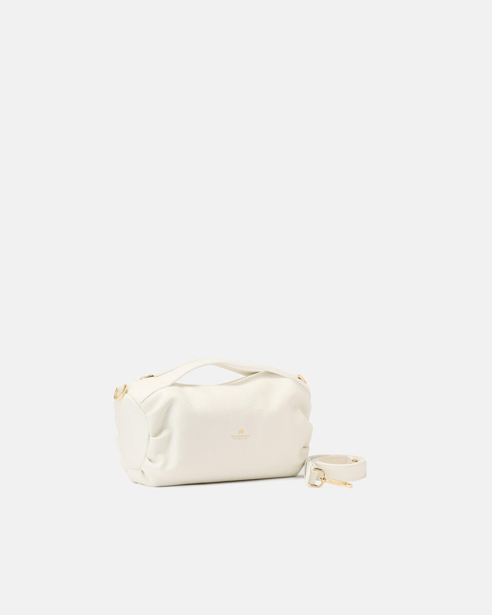 KLEINE DUFFLE Weiss  - Cuoieria Fiorentina