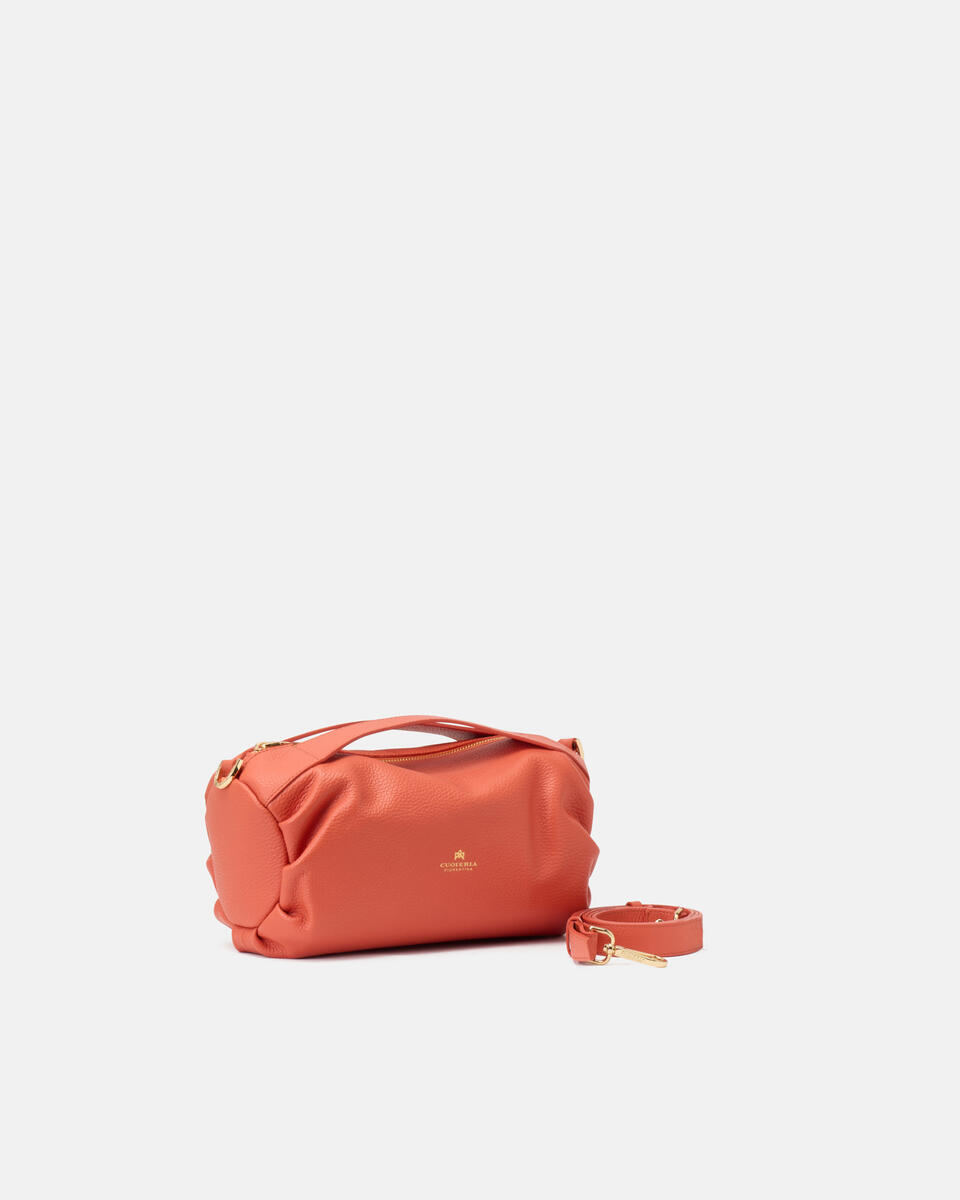 KLEINE DUFFLE Papaya  - Cuoieria Fiorentina