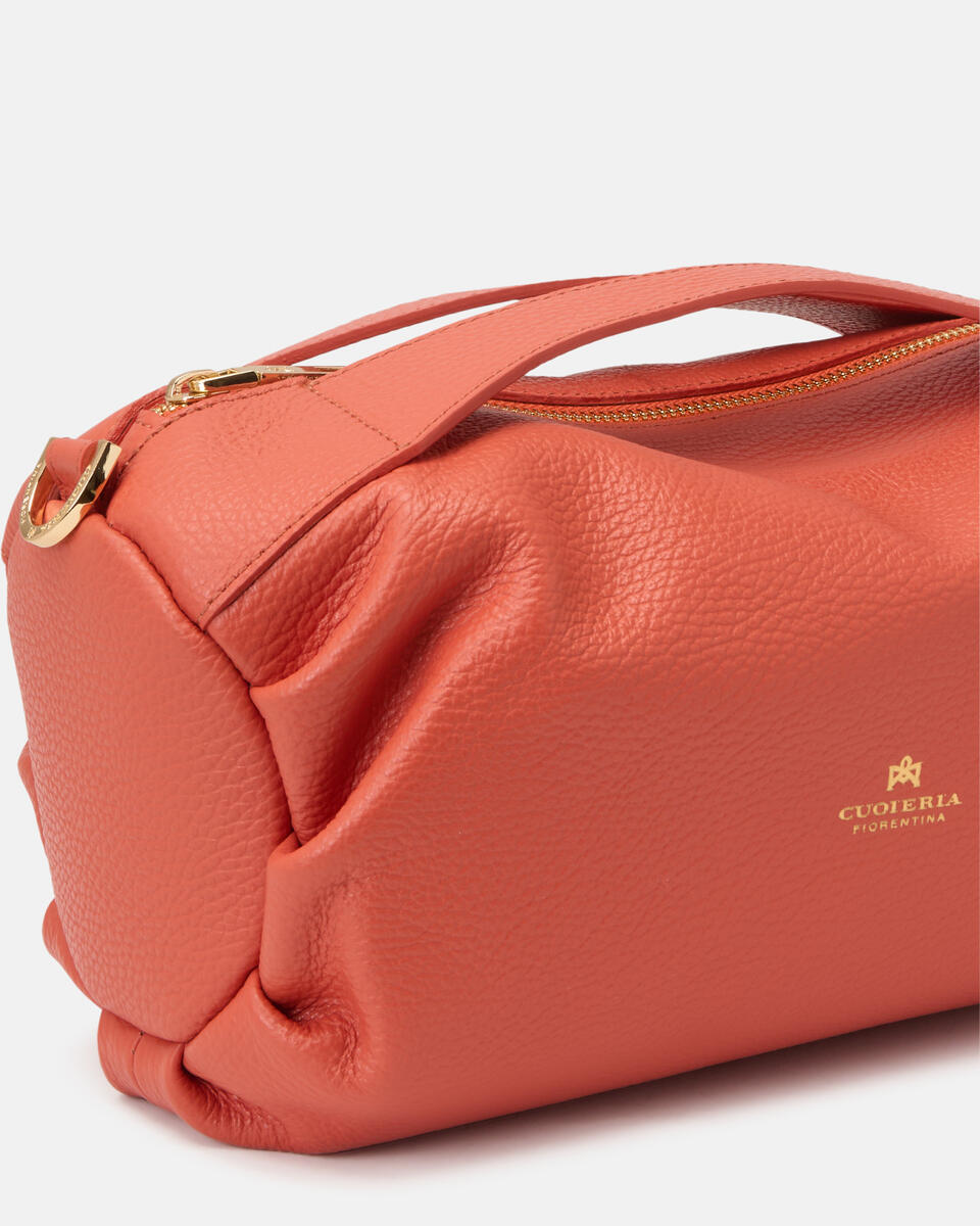 KLEINE DUFFLE Papaya  - Cuoieria Fiorentina