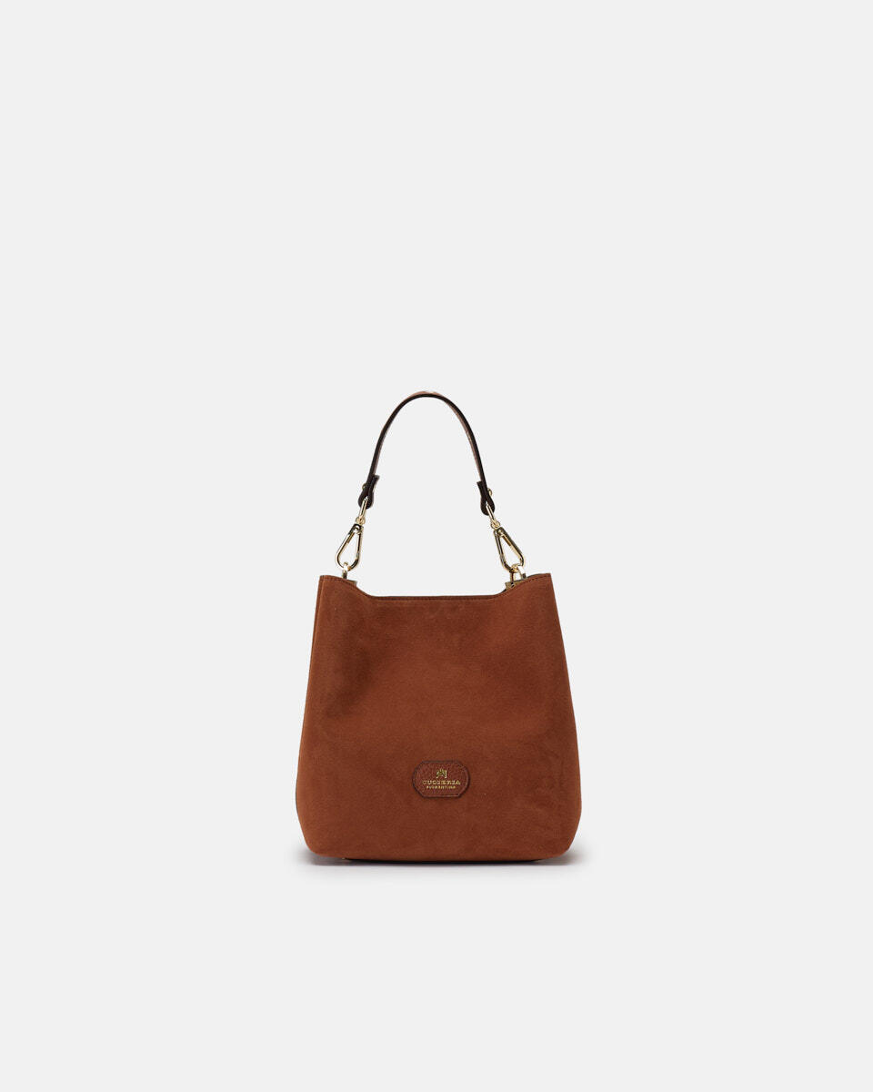 kleine eimertasche Karamell  - Eimertaschen - Damen Taschen - Tasche - Cuoieria Fiorentina