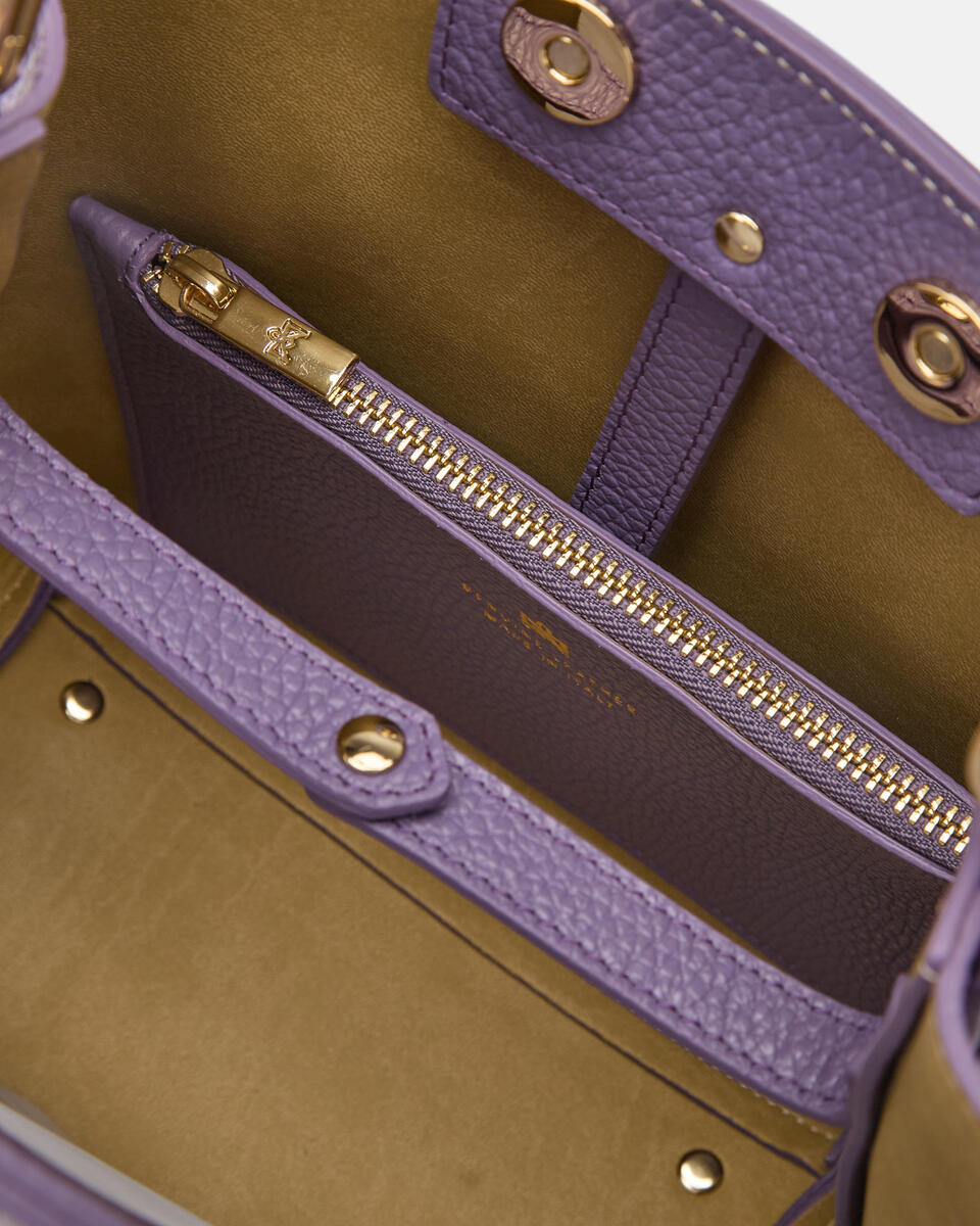 kleine eimertasche Lavendel  - Eimertaschen - Damen Taschen - Tasche - Cuoieria Fiorentina