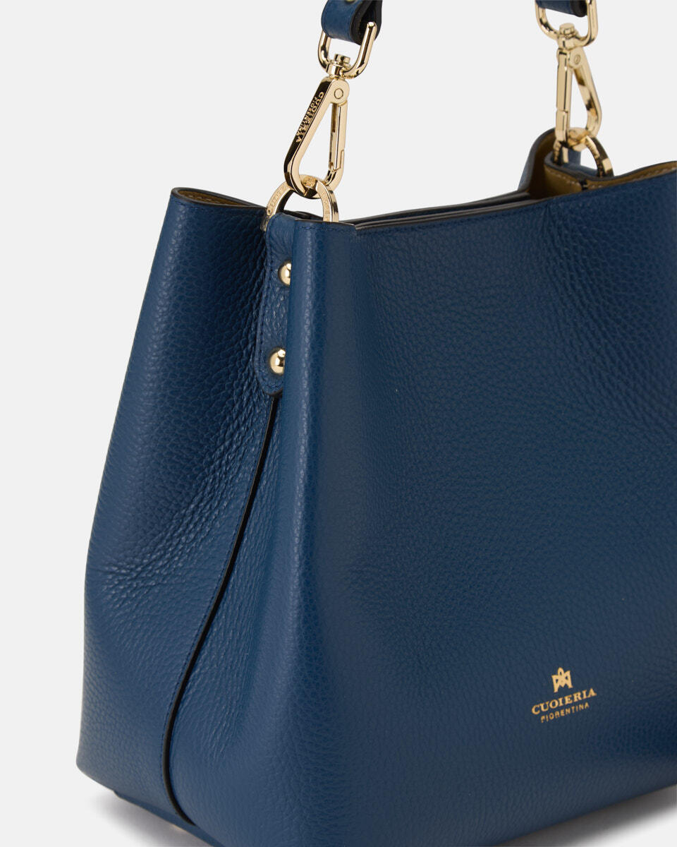 kleine eimertasche Ozean  - Eimertaschen - Damen Taschen - Tasche - Cuoieria Fiorentina