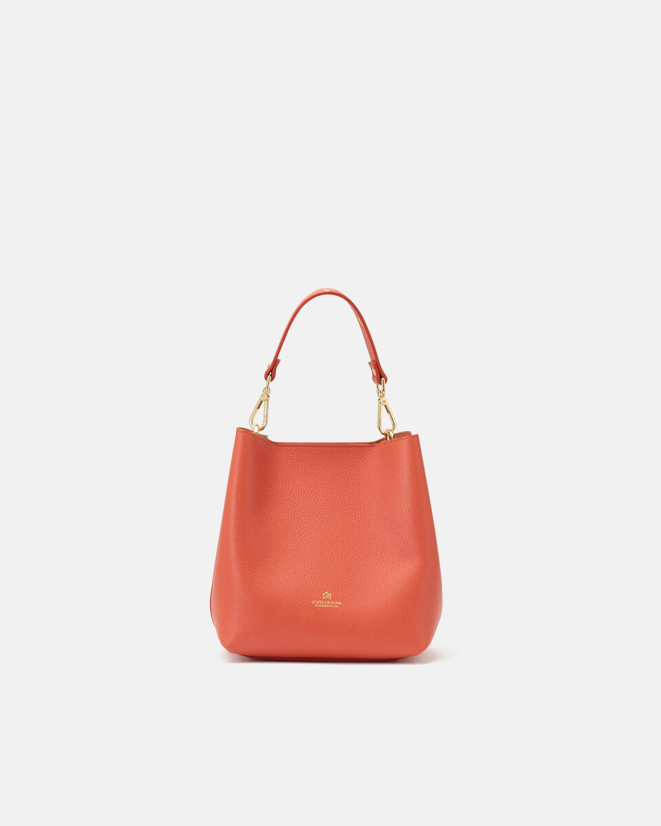 kleine eimertasche Papaya  - Eimertaschen - Damen Taschen - Tasche - Cuoieria Fiorentina