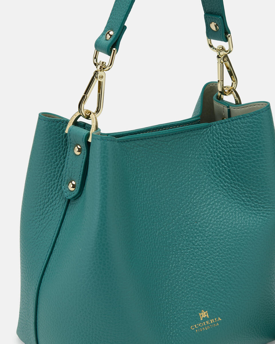 kleine eimertasche Pavone  - Cuoieria Fiorentina