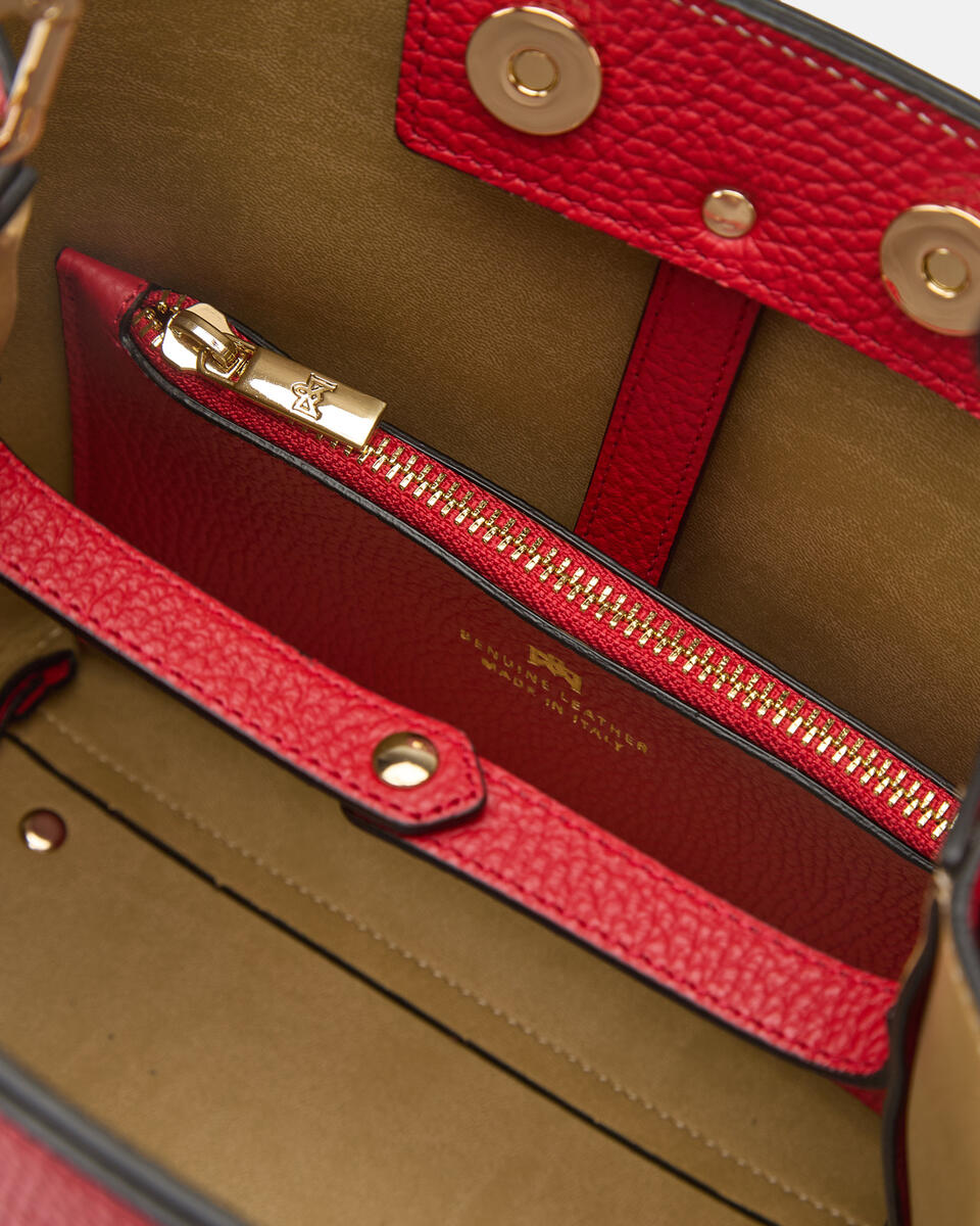 kleine eimertasche Tomato  - Eimertaschen - Damen Taschen - Tasche - Cuoieria Fiorentina