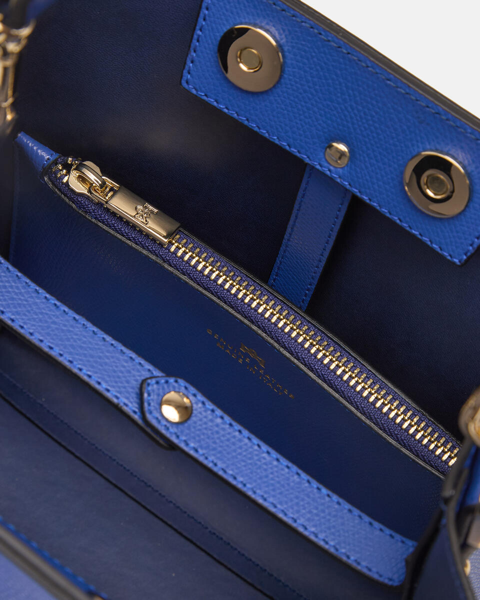 KLEINE EIMERTASCHE Blitzblau  - Eimertaschen - Damen Taschen - Tasche - Cuoieria Fiorentina