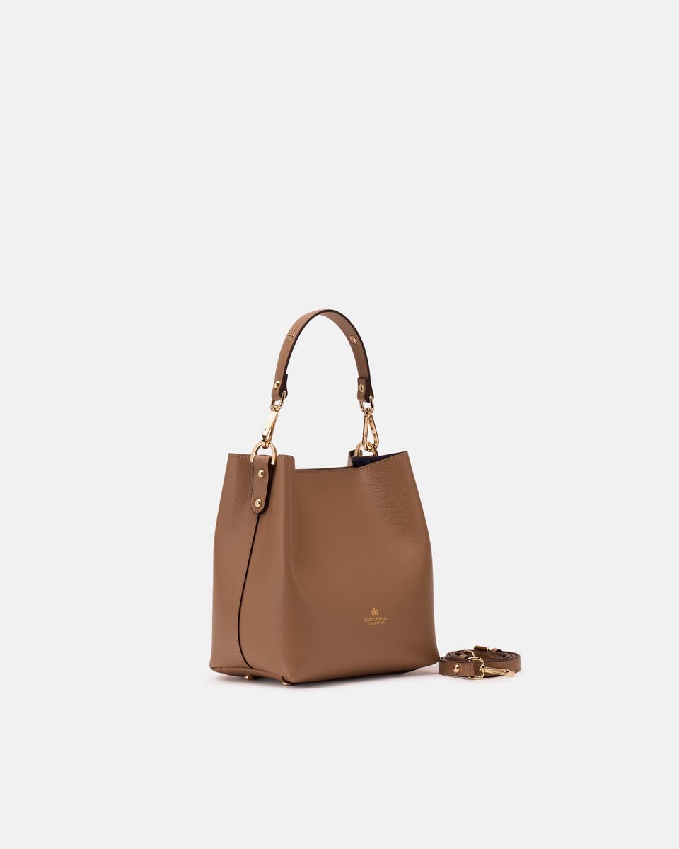 KLEINE EIMERTASCHE Desert  - Cuoieria Fiorentina