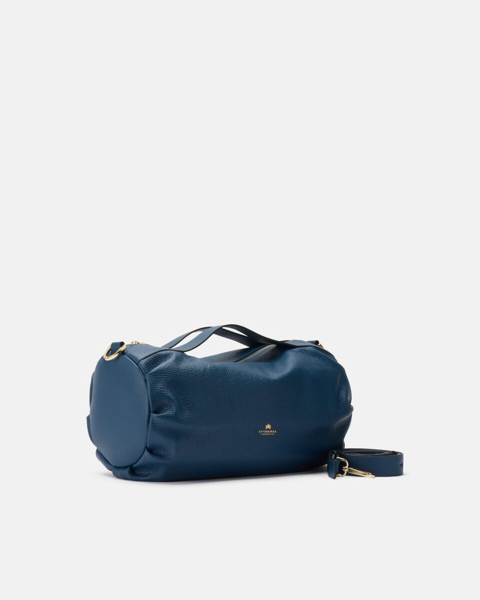 DUFFLE BAG Teal  - Cuoieria Fiorentina