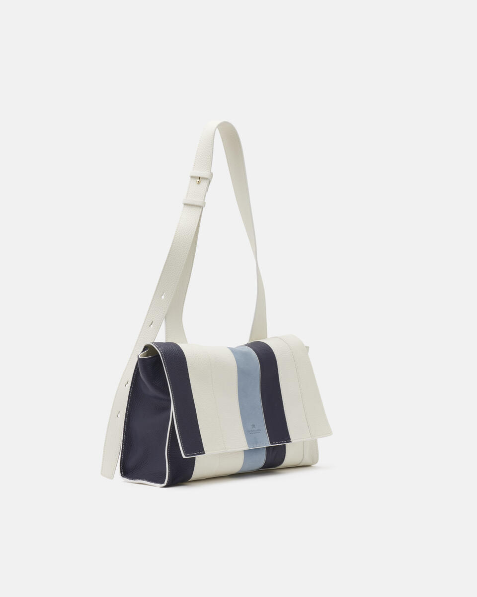 PATCH FLAP BAG Weiss  - Messanger - Damen Taschen - Tasche - Cuoieria Fiorentina