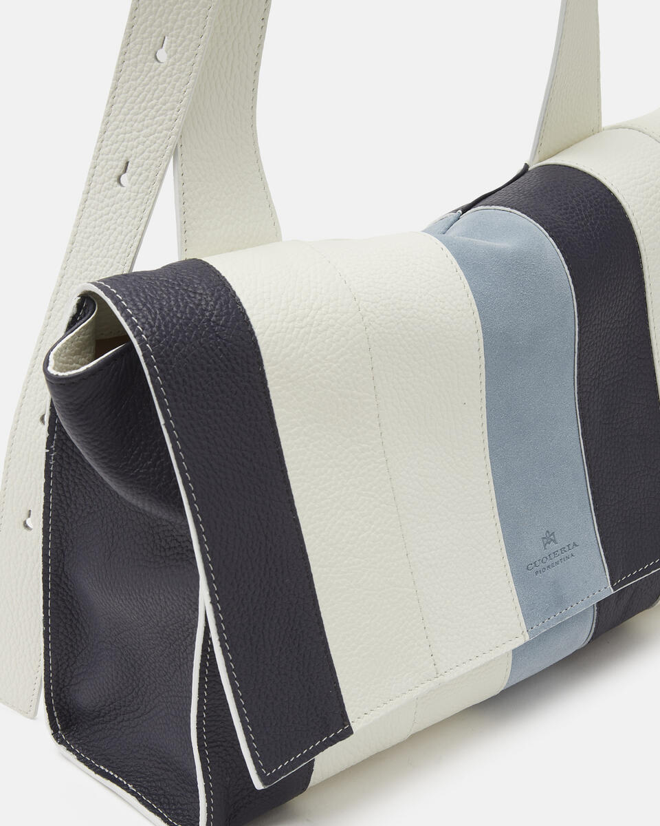 PATCH FLAP BAG Weiss  - Messanger - Damen Taschen - Tasche - Cuoieria Fiorentina