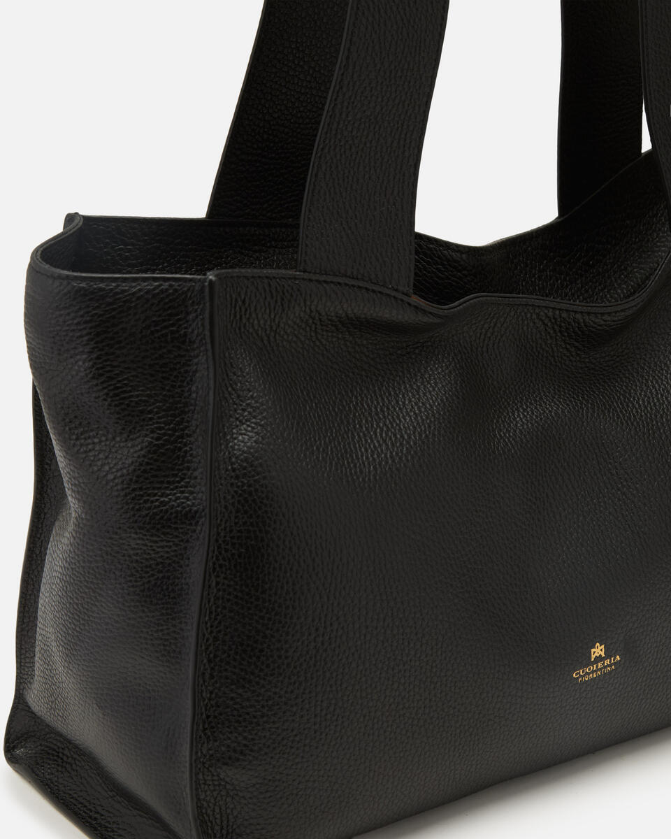EINKAUFSTASCHE Schwarz  - Einkauftasche - Damen Taschen - Tasche - Cuoieria Fiorentina