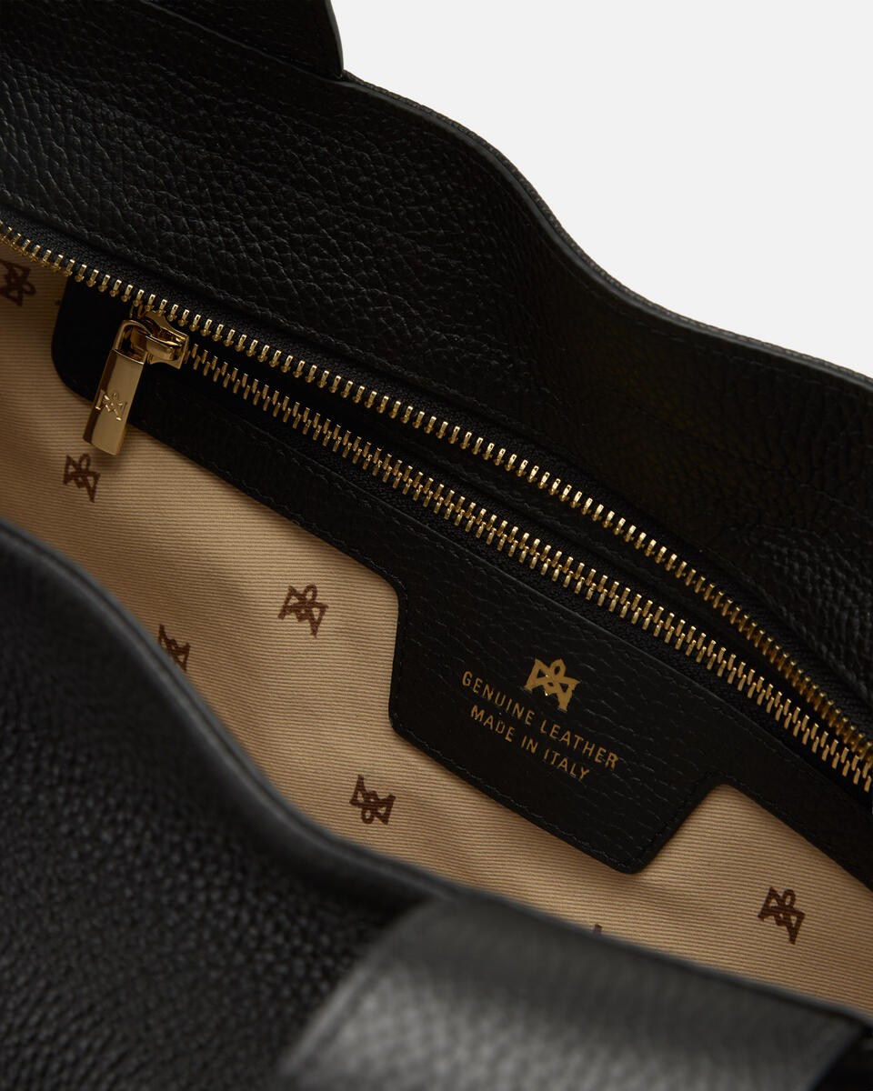 EINKAUFSTASCHE Schwarz  - Einkauftasche - Damen Taschen - Tasche - Cuoieria Fiorentina