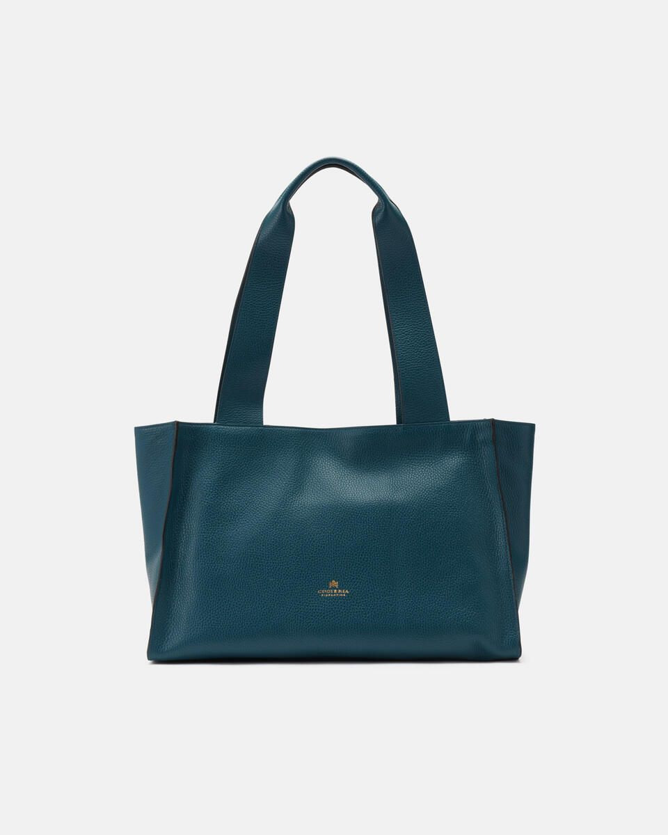 EINKAUFTASCHE Teal  - Einkauftasche - Damen Taschen - Tasche - Cuoieria Fiorentina