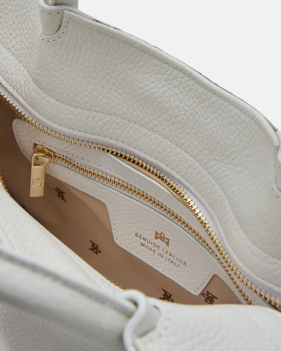 KLEINE HANDTASCHE Weiss  - Tasche - Special Price - Cuoieria Fiorentina