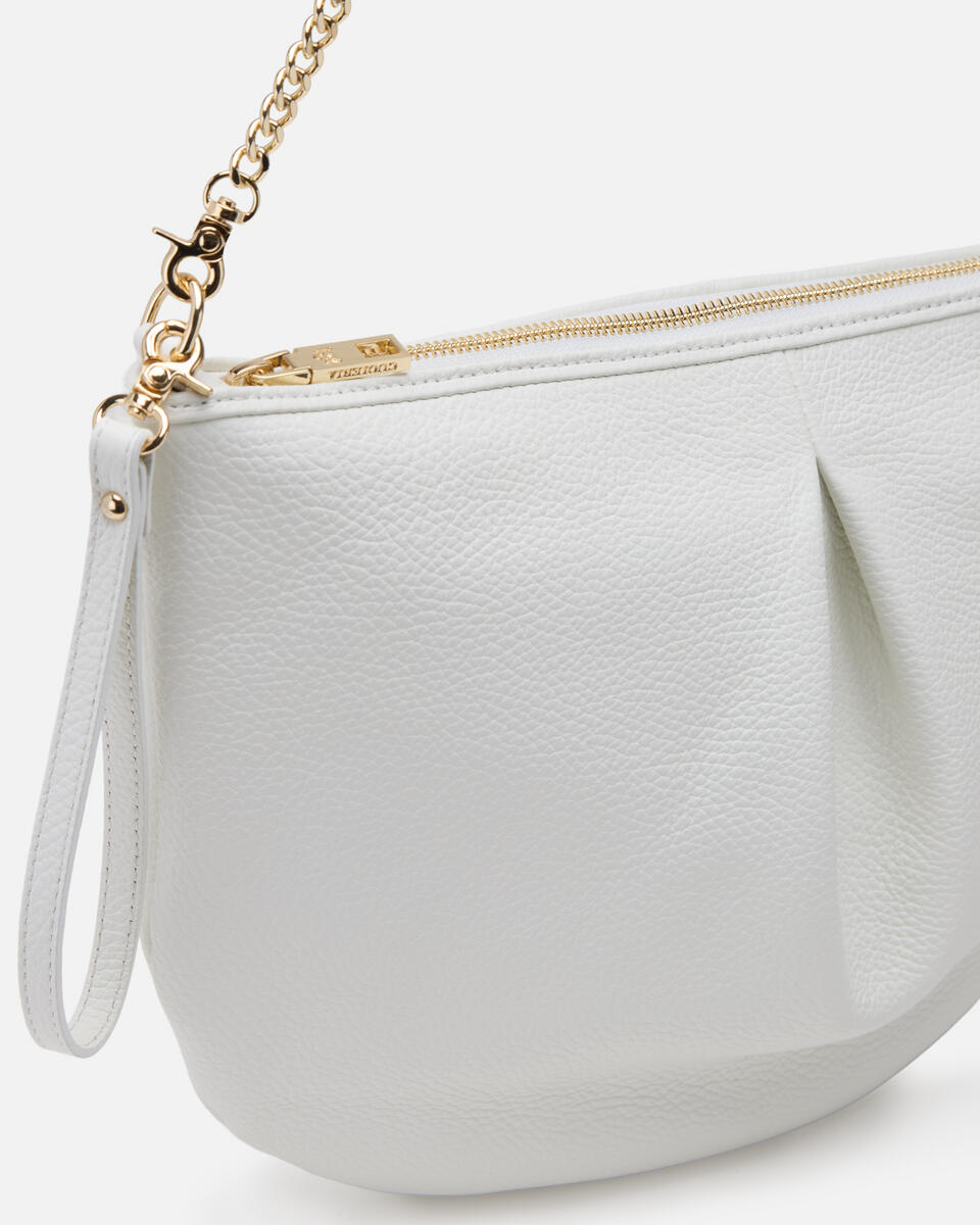 MAXI POUCH Weiss  - Tasche - Special Price - Cuoieria Fiorentina