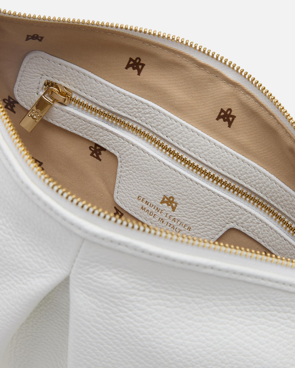 MAXI POUCH Weiss  - Tasche - Special Price - Cuoieria Fiorentina