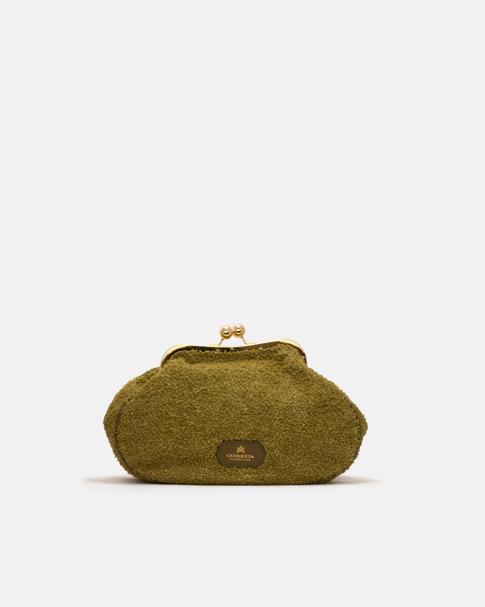 CLUTCH Waldgrün  - Cuoieria Fiorentina