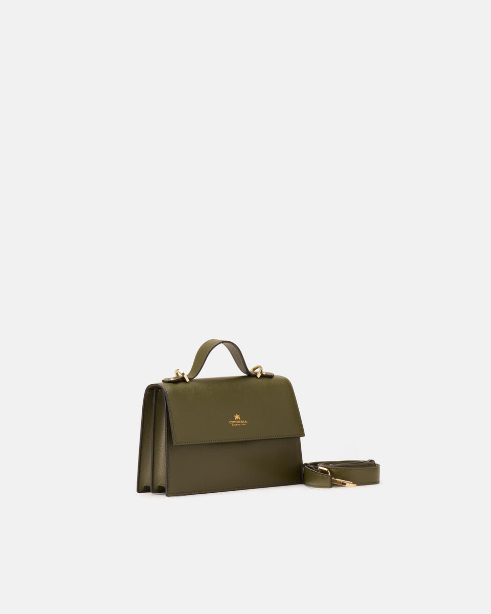 KLEINE FLAP BAG MilitÄr  - Cuoieria Fiorentina