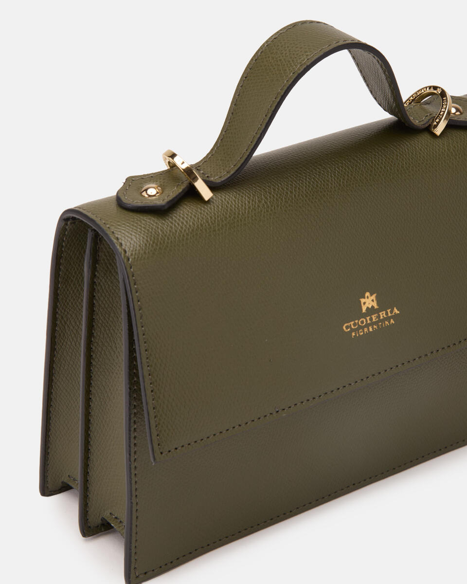 KLEINE FLAP BAG MilitÄr  - Cuoieria Fiorentina