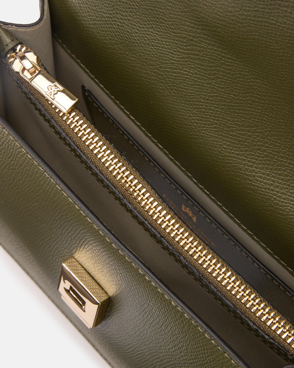 KLEINE FLAP BAG MilitÄr  - Cuoieria Fiorentina