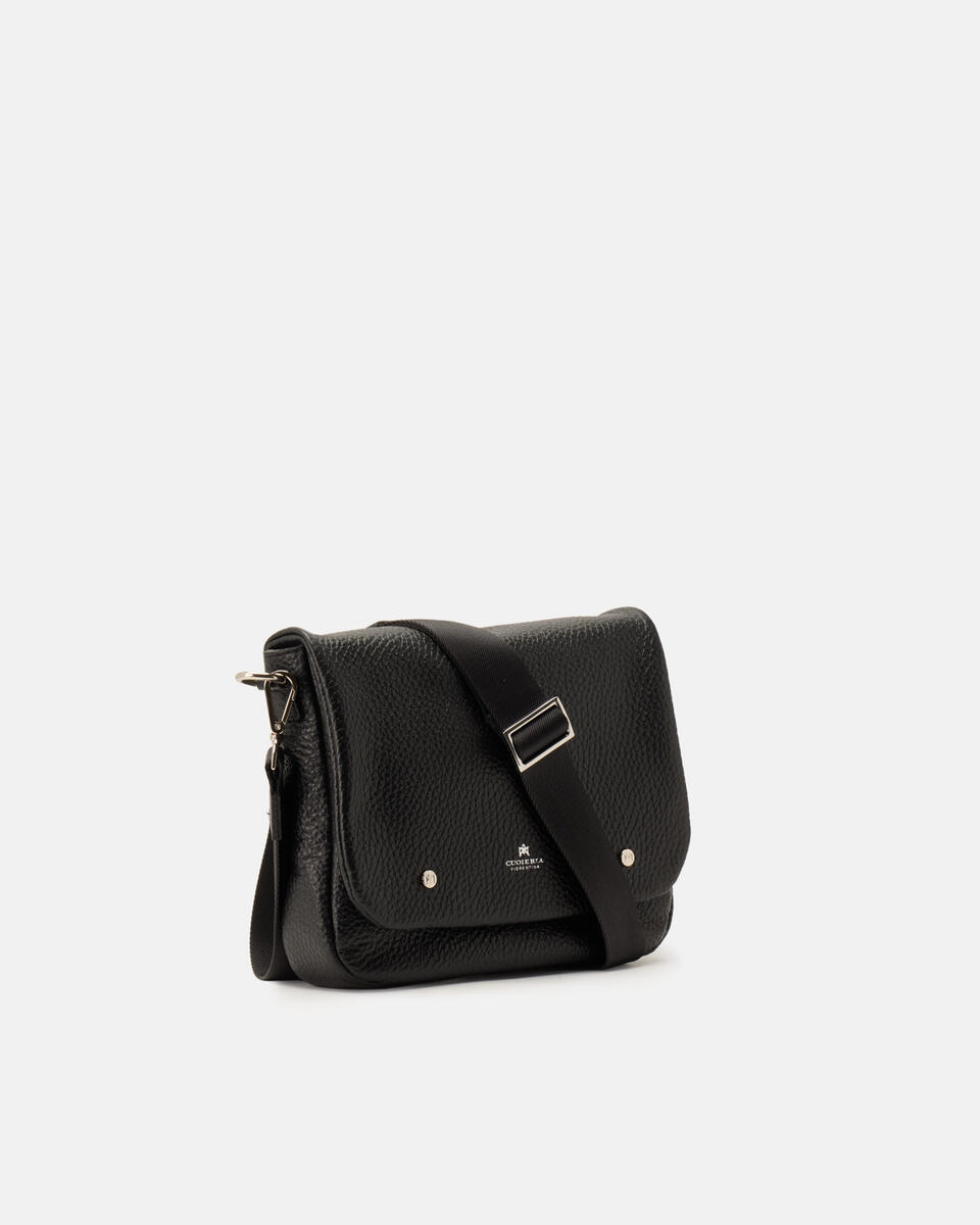MESSENGER Schwarz  - Schultergut - Herren Taschen - Tasche - Cuoieria Fiorentina