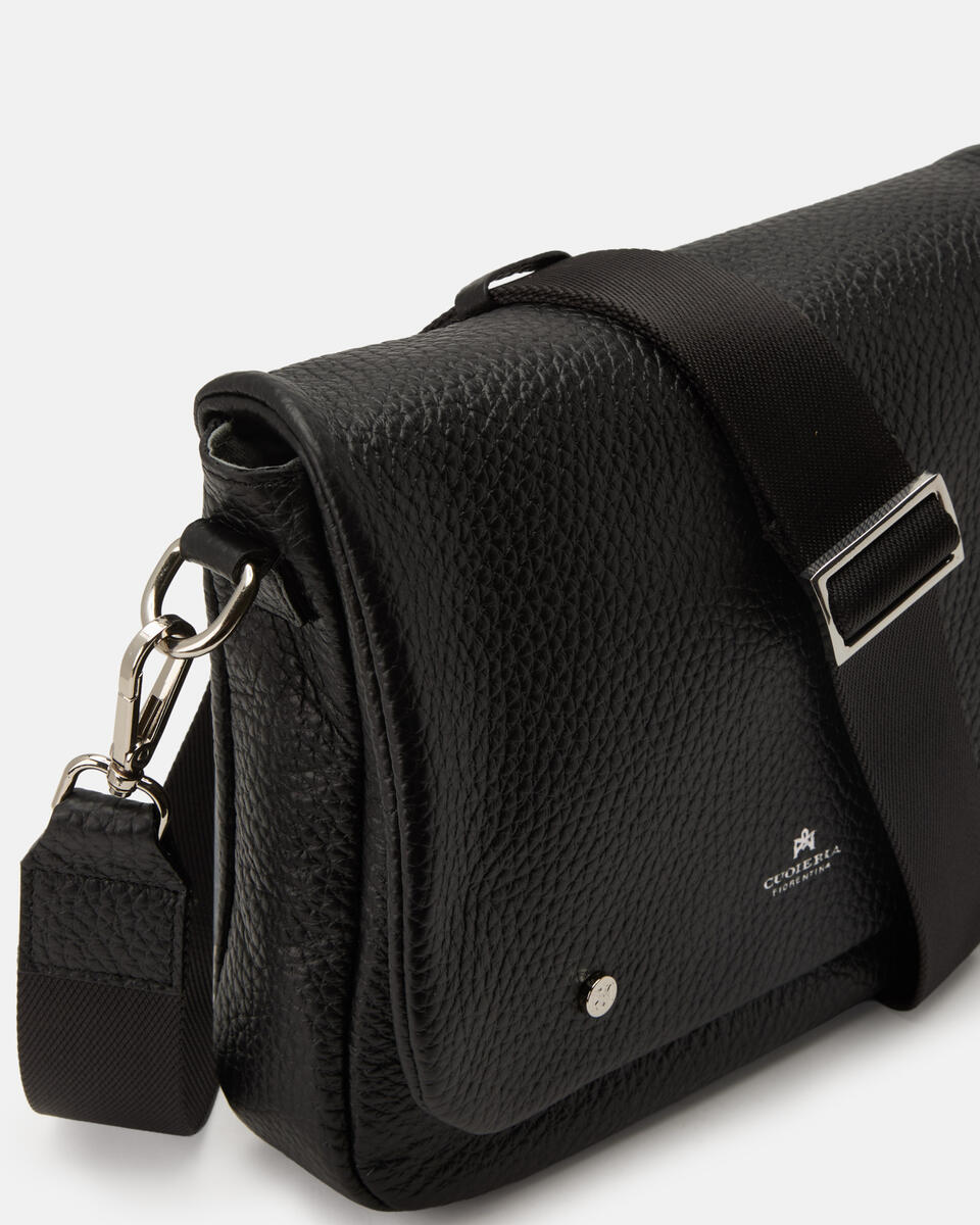 MESSENGER Schwarz  - Schultergut - Herren Taschen - Tasche - Cuoieria Fiorentina