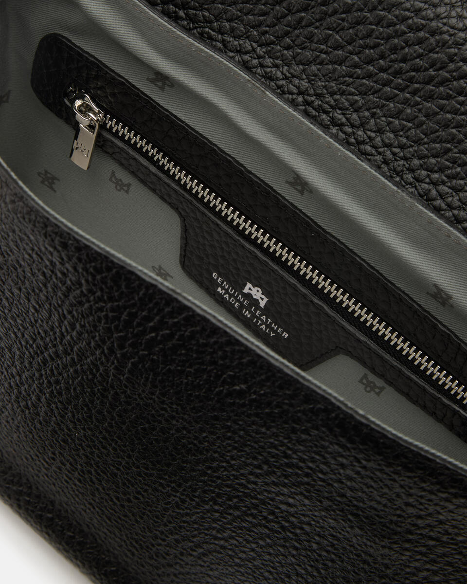 MESSENGER Schwarz  - Schultergut - Herren Taschen - Tasche - Cuoieria Fiorentina