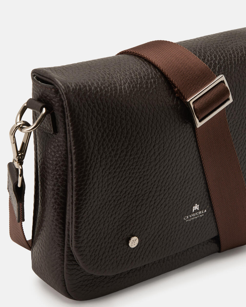 MESSENGER Dunkelbraun  - Schultergut - Herren Taschen - Tasche - Cuoieria Fiorentina