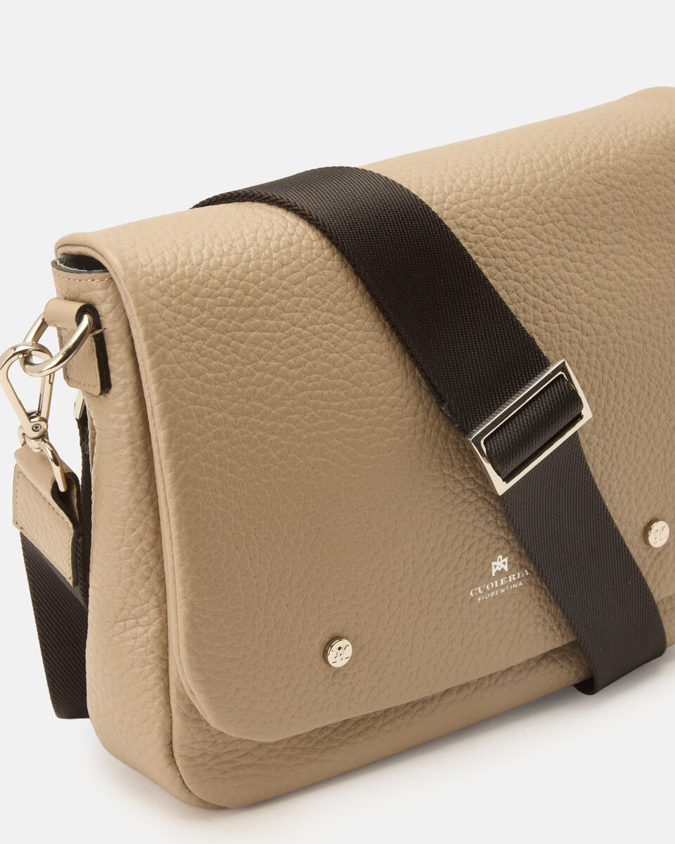 MESSENGER Taupe  - Schultergut - Herren Taschen - Tasche - Cuoieria Fiorentina