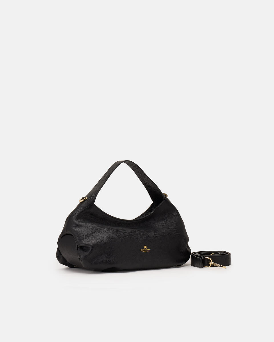 GROSSE FLAP BAG Schwarz  - Cuoieria Fiorentina