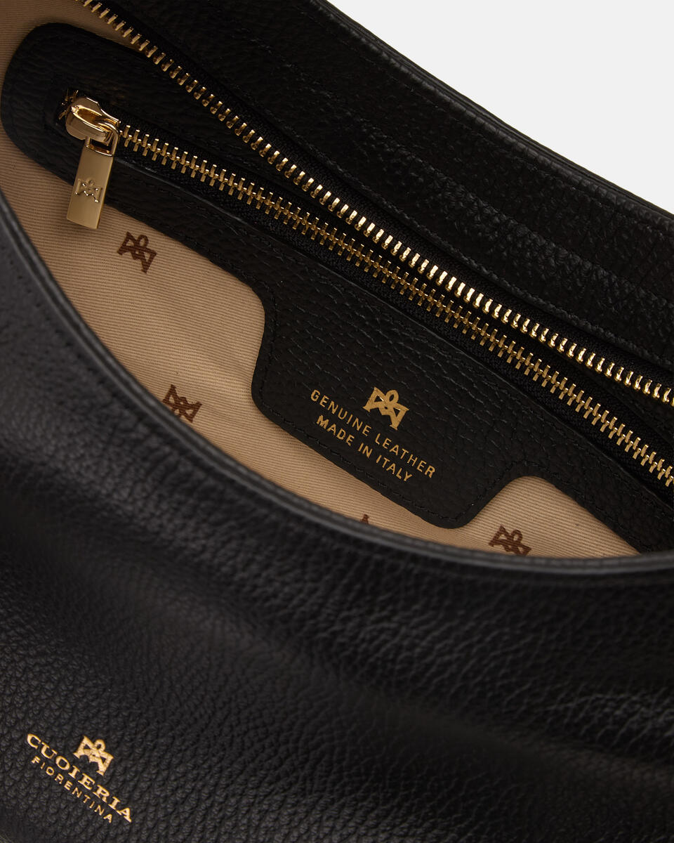 GROSSE FLAP BAG Schwarz  - Cuoieria Fiorentina