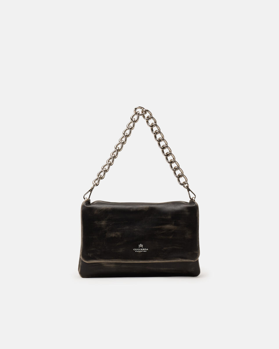 GROSSE FLAP BAG Schwarz  - Messanger - Damen Taschen - Tasche - Cuoieria Fiorentina
