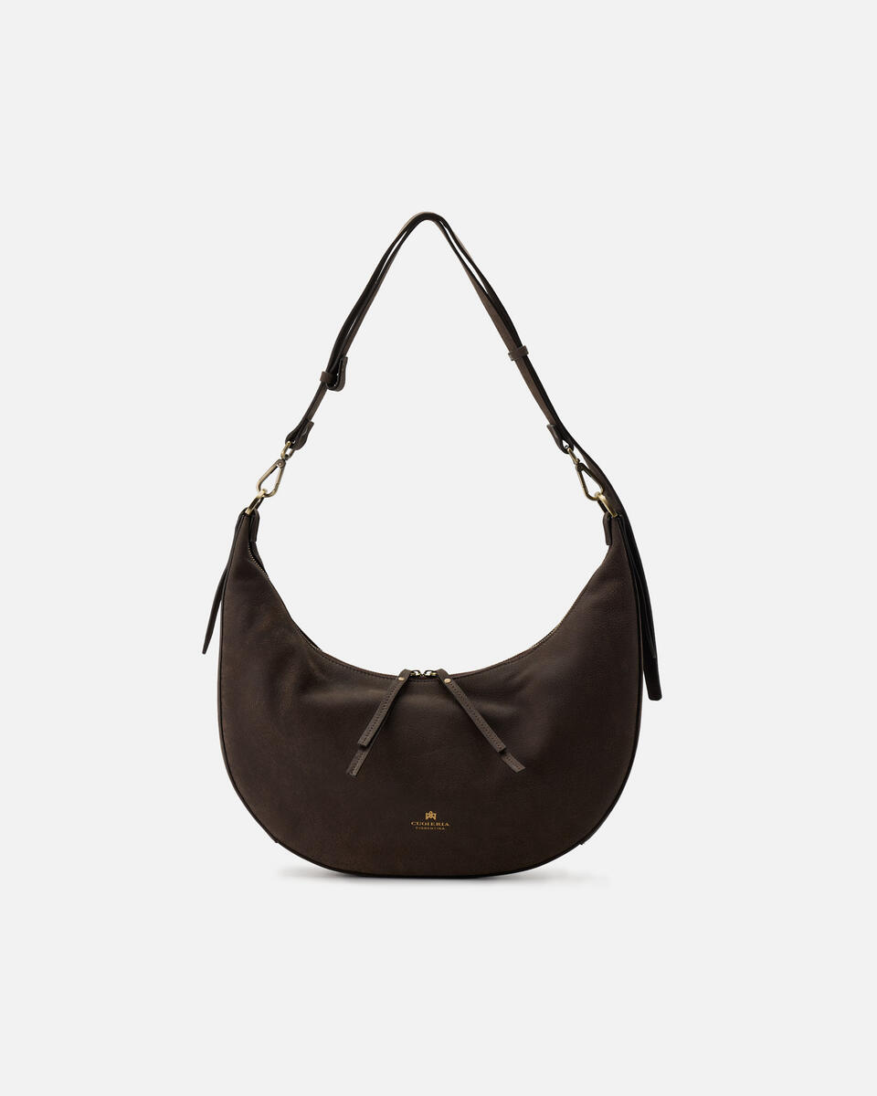 SCHULTERTASCHE Schokolade  - Cuoieria Fiorentina