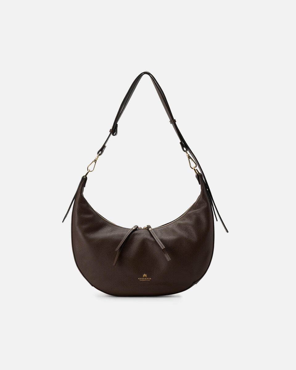 SCHULTERTASCHE Schokolade  - Schultertaschen - Damen Taschen - Tasche - Cuoieria Fiorentina