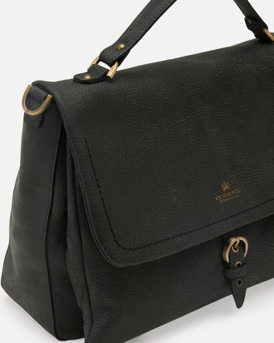 GROSSE FLAP BAG Moos  - Cuoieria Fiorentina