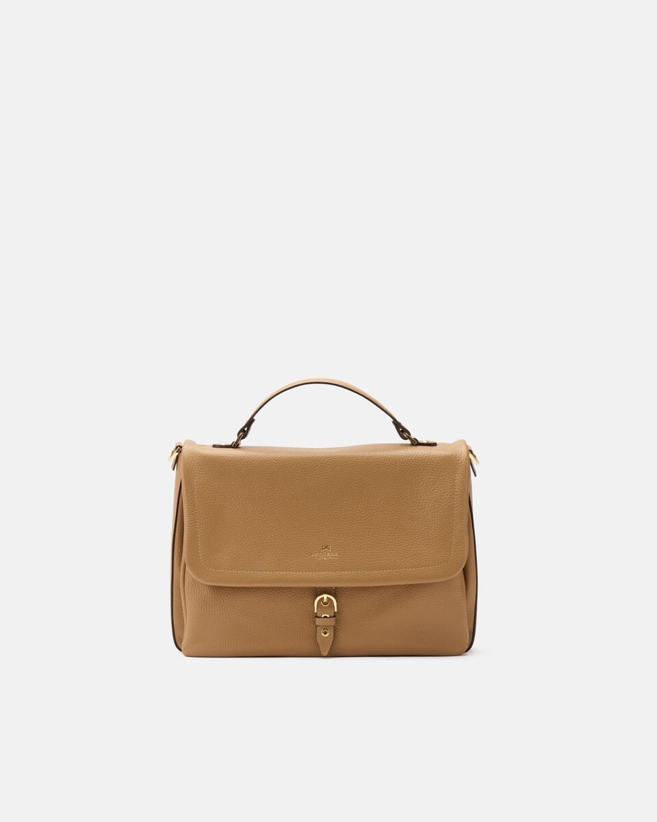 LARGE FLAP BAG Desert  - Messanger - Damen Taschen - Tasche - Cuoieria Fiorentina