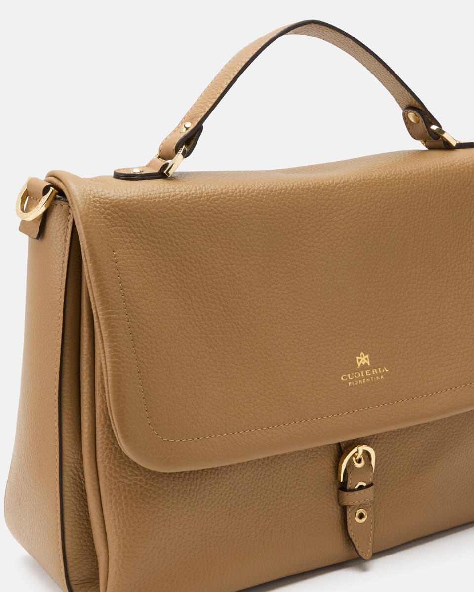 LARGE FLAP BAG Desert  - Messanger - Damen Taschen - Tasche - Cuoieria Fiorentina