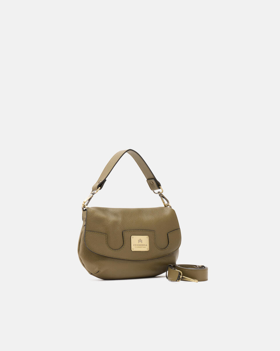 FLAP BAG Waldgrün  - Cuoieria Fiorentina