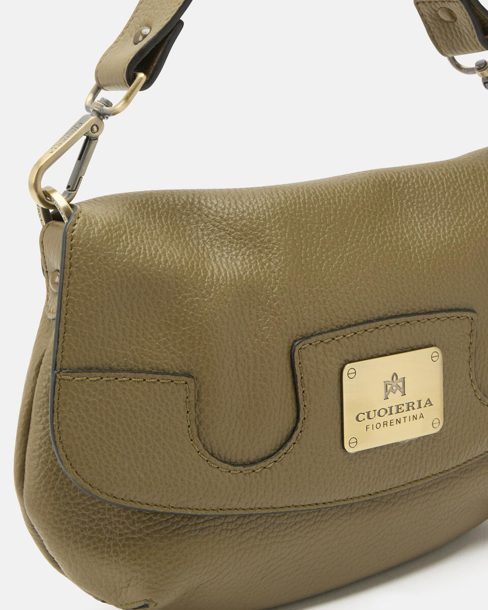 FLAP BAG Waldgrün  - Cuoieria Fiorentina