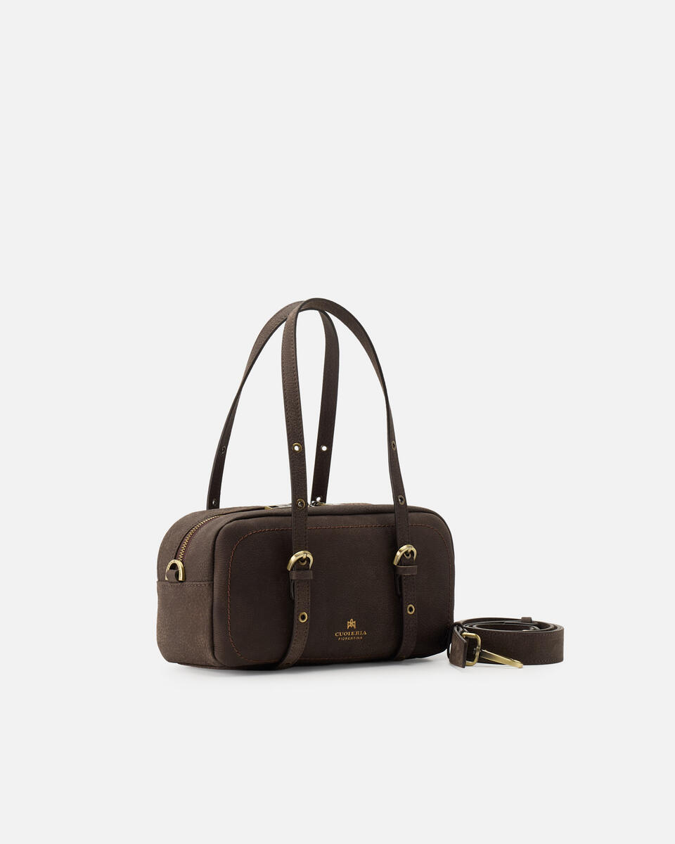DUFFLE BAG Schokolade  - Schultertaschen - Damen Taschen - Tasche - Cuoieria Fiorentina