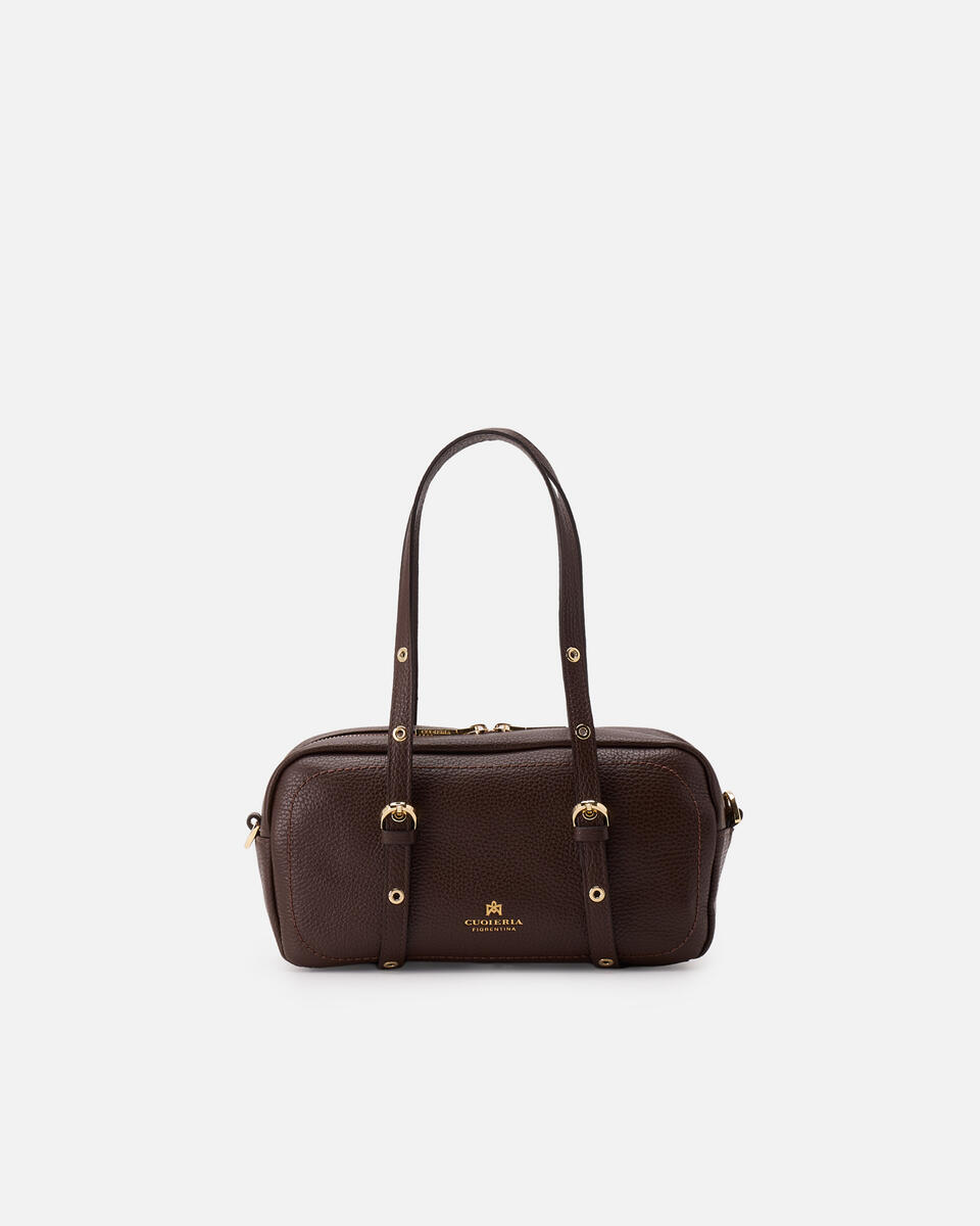 DUFFLE BAG Schokolade  - Schultertaschen - Damen Taschen - Tasche - Cuoieria Fiorentina